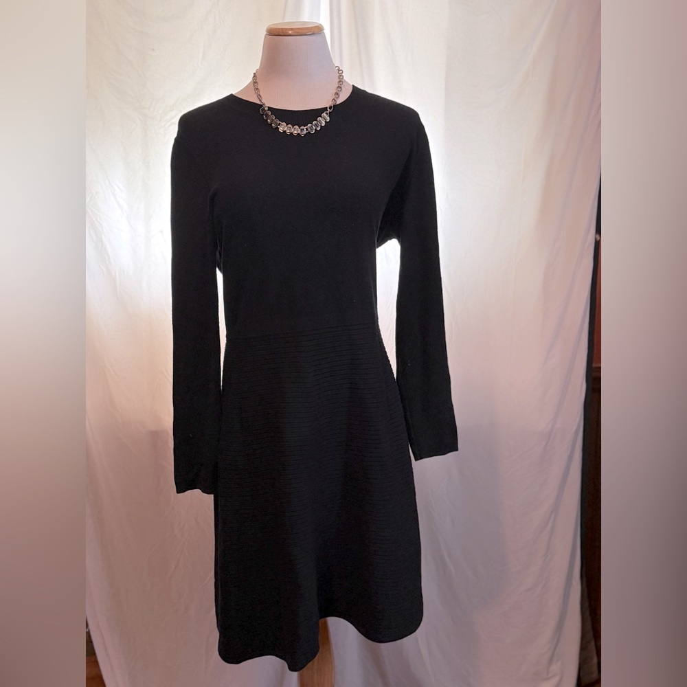 Sweater Dress. Perfect got the holidays. Navy Blue size Petite large